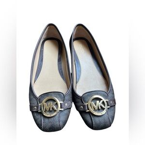 Michael Kors Dark Brown Fulton Moccasin with Gold Logo